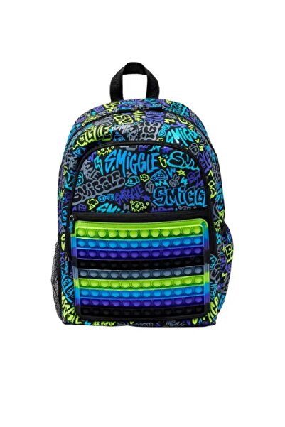 SMIGGLE POPEM POPİT POPPİES KLASİK SİYAH ÇOCUK SIRT ÇANTASI