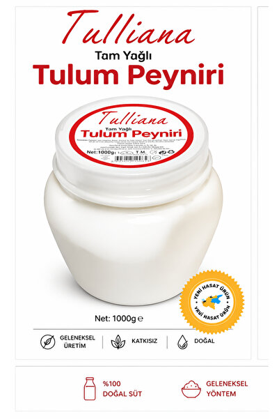 Tulliana Doğal Bitlis Tam Yağlı Tulum Peyniri (Keçi)