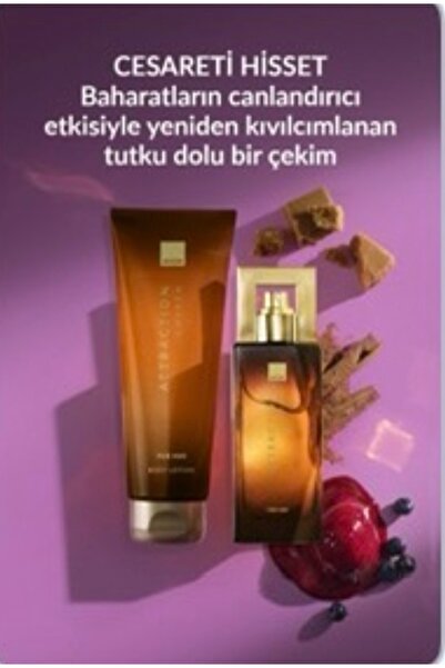 AVON Attraction Awaken 50ml Kadın Parfüm Ve Vücut Losyon Seti