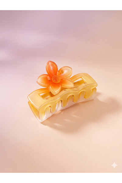 PABALAS Γυναικεία κλιπ μαλλιών με λουλούδια – Μεγάλη κλιπ αγκράφα με κλιπ, πο...