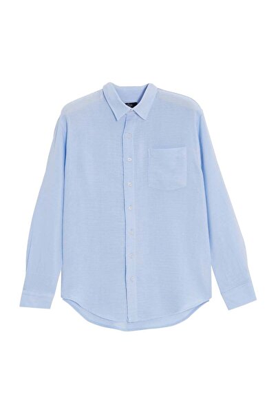 Tudors Ανδρικό πουκάμισο Relax Fit Comfortable Cut Oversize από βαμβάκι βισκό...