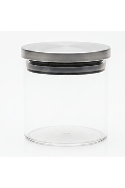 AKDC Acrylic Jar Canister with Lid Multipurpose Storage Container 12 × 12 cm