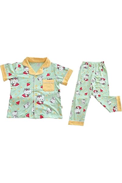 pinkish fashion Purple Kitty Kids Sleepwear Set Soft & Adorable Nightwear for...