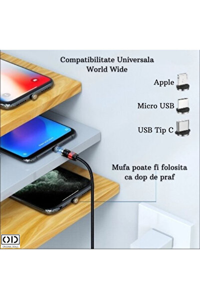 ORIGINAL DEALS Καλώδιο Μεταφοράς Δεδομένων 480 Mbps και Γρήγορης Φόρτισης 3.1...