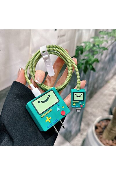 DARKOM 18W / 20W / 25W Şarj Başlığı ve Kablo Koruyucu - Kırılma Önleyici-Sevi...