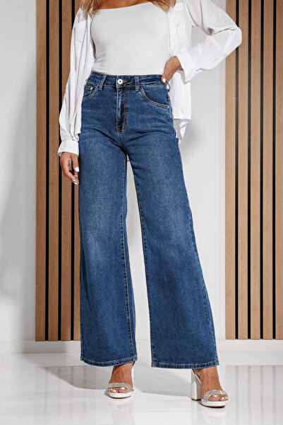 Zaira Blugi Evazati Dama Sia Albastri #A1167 - XL