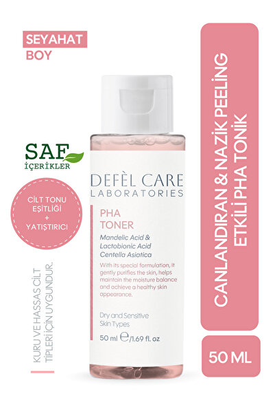 Defel Care Pha Toner 50 ml – Kuru ve Hassas Ciltler Için Nazik Arındırıcı & N...