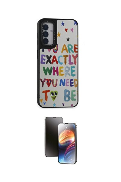Samsung Uyumlu Galaxy M14 5G Odak Klasik Serisi İkili Koruma Seti