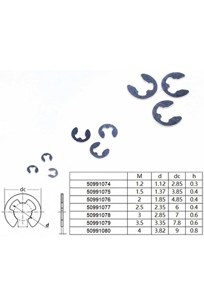 Robbe Ac de siguranță din oțel inoxidabil, 2mm (30 bucăți)