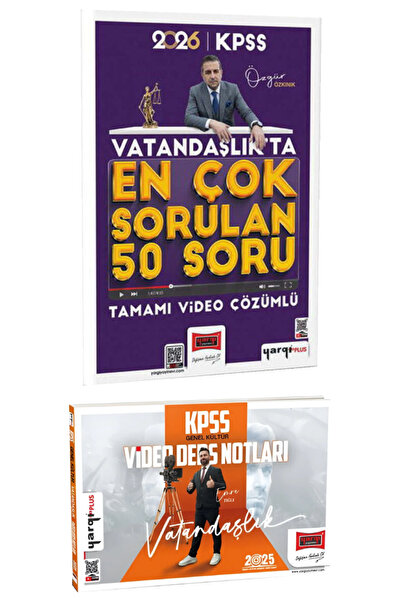 Yargı Yayınları KPSS Özgür Özkınık Vatandaşlıkta En Çok Sorulan 50 Soru+ Emre...