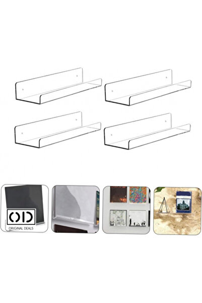 ORIGINAL DEALS Στήριγμα Ραφιών για Τοίχο και Έπιπλα, PVC Υψηλής Ποιότητας, Πε...