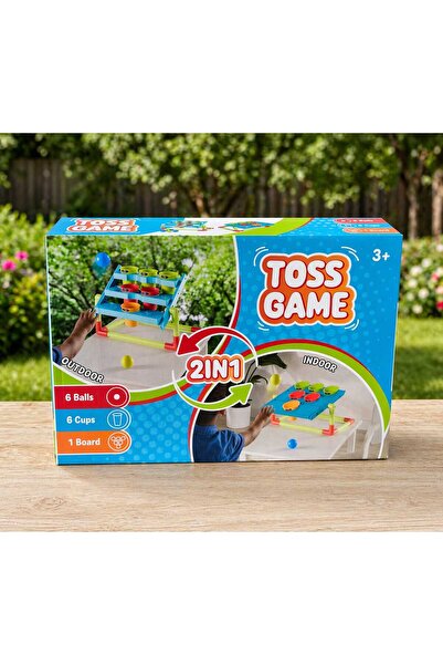 toos game Διαδραστικό Παιχνίδι Ρίψης 2 σε 1 – Σετ ρίψης μπάλας με κύπελλα, γι...