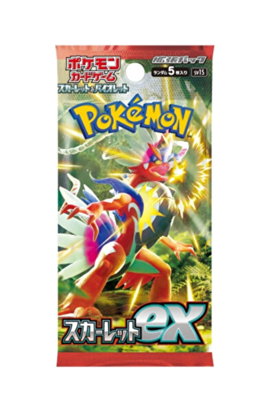 Pokemon TCG حزمة إكس-بوستر سكارليت وفيوليت-سكارليت (باللغة الكورية) تحتوي على...