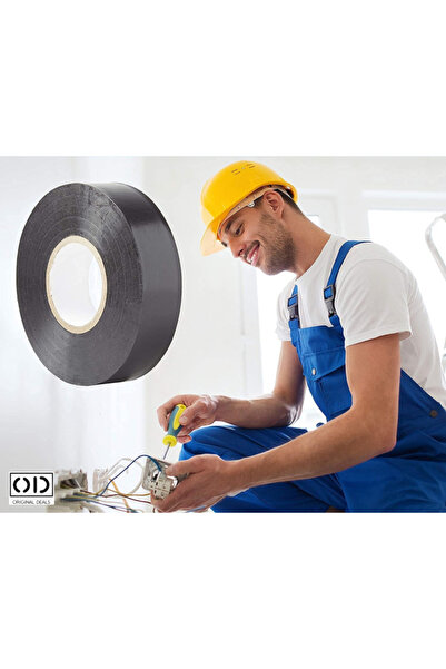 ORIGINAL DEALS Bandă izolatoare electrică, adezivă și impermeabilă, neagră, d...