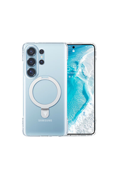 TORRAS Samsung Galaxy S26 Ultra Uyumlu Ostand Slim MagSafe Şeffaf İnce Hafif ...