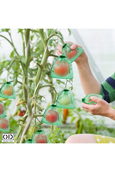 ORIGINAL DEALS Προστατευτική διχτυωτή σακούλα για φρούτα και λαχανικά από παρ...