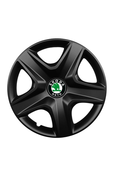 Autohelix MSA Set de 4 capace de roată de 15 inch (R15) compatibile cu SKODA,...