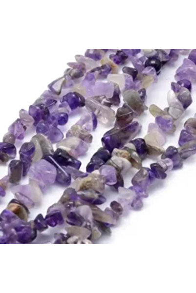 GemSale Mărgele ametist tip chipsuri 5-8mm, 78cm