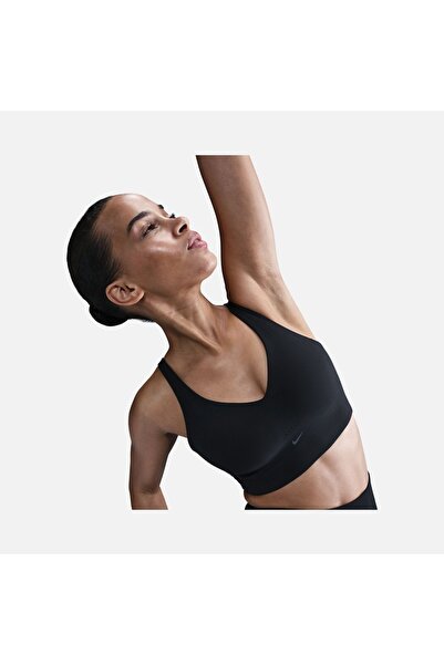 Nike Γυναικείο Αθλητικό Σουτιέν Μαύρο Alate με Μεσαία Υποστήριξη, Ενισχυμένο,...