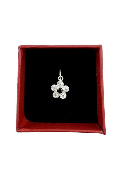 Flippy Ασημένιο μενταγιόν 925, Jolie Silver, για Γυναίκες, Σχέδιο λουλουδιού ...