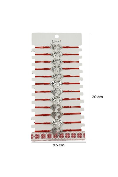 Flippy Βραχιόλι Martisor για Γυναίκες, Jolie, Σχέδιο Καρδιάς και Υδρογείου, Σ...