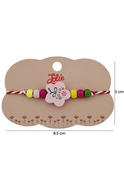 Flippy Βραχιόλι Martisor για Παιδιά, Jolie, με Κρεμαστό Λουλούδι, με Πολύχρωμ...