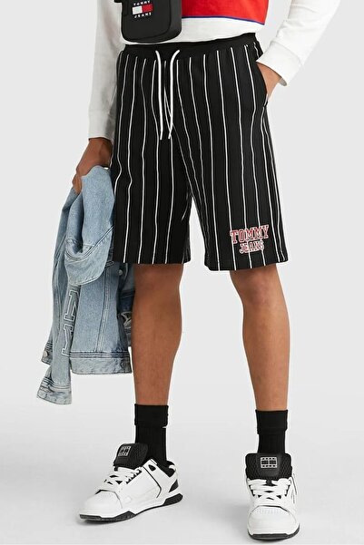 Tommy Hilfiger Tommy Jeans Oversize Pinstripe Men's Shorts Erkek Oversize Şor...