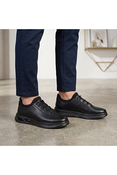 Voyager Ανδρικά ελαφριά άνετα παπούτσια από γνήσιο δέρμα με ελαστικά κορδόνια...