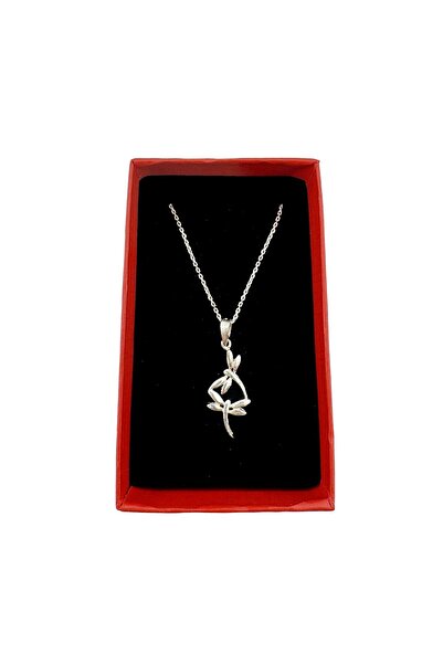 Flippy Σετ κολιέ και μενταγιόν από ασήμι 925, Jolie Silver, για Γυναίκες, Μον...