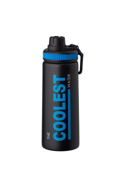 Zâna Casei Το πιο δροσερό ματ μαύρο μπουκάλι νερού από ανοξείδωτο ατσάλι 700ml