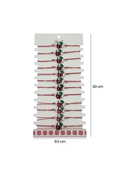 Flippy Βραχιόλι Martisor για Γυναίκες, Jolie, με σχέδιο πασχαλίτσας και τριφυ...