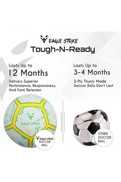 eagle strike Professional Match Soccer Ball – Premium PU Football for Competitive Play