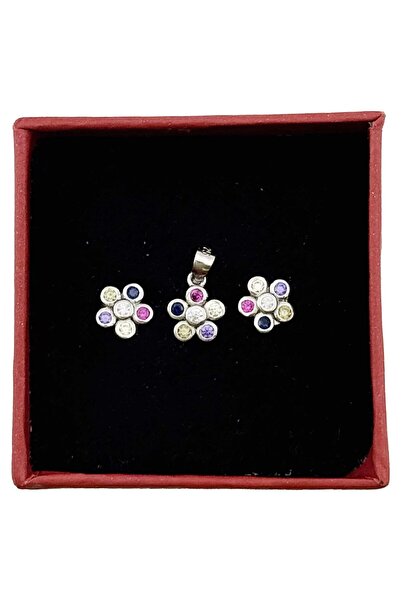 Flippy Σετ Κρεμαστό και Σκουλαρίκια για Γυναίκες, Jolie, Ασήμι 925, Σχέδιο με...