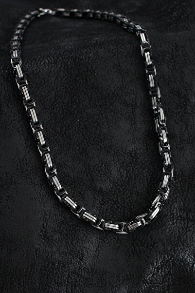 norsary 316L Steel King Chain Model Silver Color Men's Necklace
