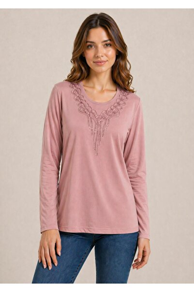 Kuraff Giyim ANNE BİSİKLET ΚΟΥΜΠΩΤΟ ΒΑΜΒΑΚΙ ΜΕ ΠΕΤΡΕΣ ΣΤΟ ΛΑΙΜΟ