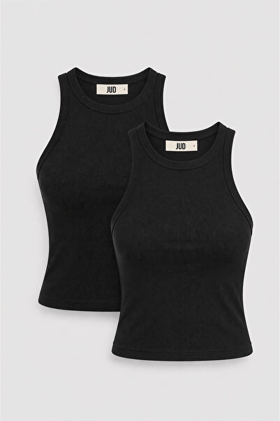 JUD Barra 82003-1 Γυναικείο Αθλητικό Τοπ Halter 2 τεμαχίων