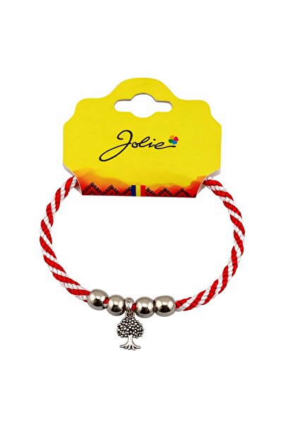 Flippy Βραχιόλι Martisor με 4 Μπίλιες, Jolie, Μοντέλο Δέντρο, Μεταλλικό Μεντα...