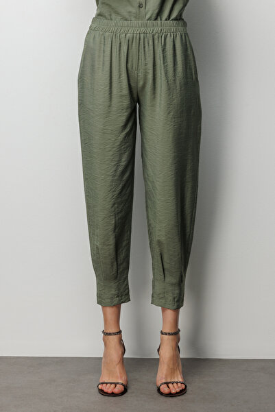 On Fashion Ten-Cuff Stitched Pocket Trousers-72315