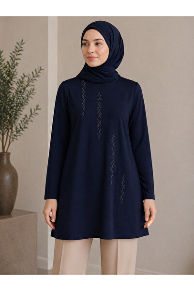 Mutlu City Medium Stone and Above Mother Combed Cotton Tunic 30643
