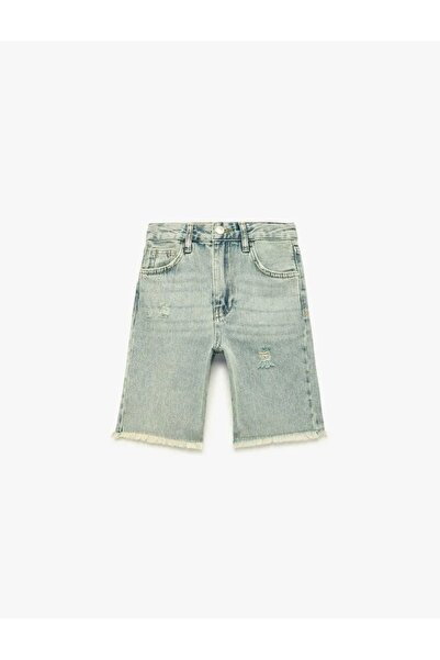 Koton Boy's Denim&Canvas Shorts 6Skb40018Td