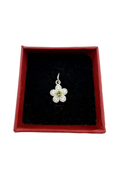 Flippy Ασημένιο μενταγιόν 925, Jolie Silver, για Γυναίκες, Σχέδιο λουλουδιού ...