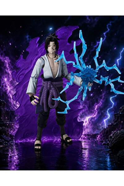 Wonderful Life Anime Heroes Naruto Shippuden Sasuke Uchiha 16 cm Eklemli Figü...