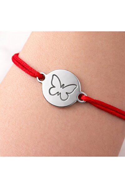 Flippy Βραχιόλι Martisor, Ασημένιο Jolie, Χαραγμένο σχέδιο πεταλούδας, Ασήμι ...