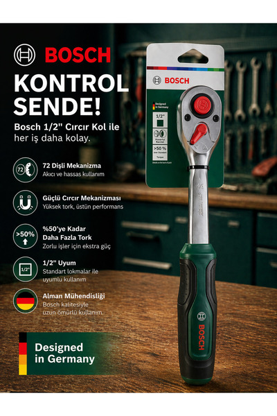 Bosch 1/2 cır cır lokma kolu