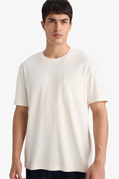 DeFacto 100% Cotton Regular Fit Short Sleeve T-Shirt G1286Ax26Sp