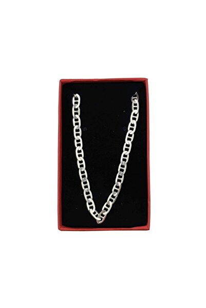 Flippy Unisex Ασημένιο Κολιέ 925, Jolie Silver, Μοντέλο Αλυσίδας με Κλειδαριά...