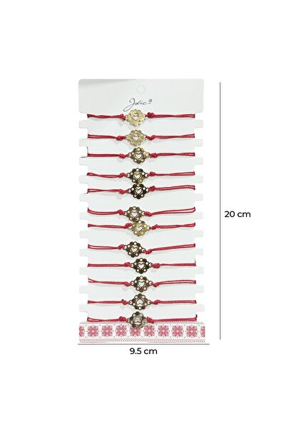 Flippy Βραχιόλι Martisor για Γυναίκες, Jolie, με σχέδιο Καρδιά σε Λουλούδι, Σ...