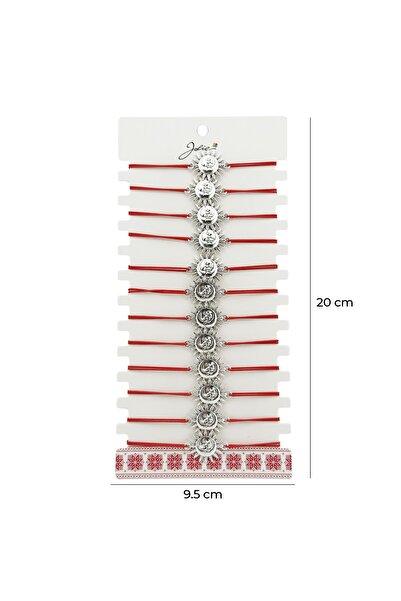 Flippy Βραχιόλι Martisor για Γυναίκες, Jolie, με σχέδιο Ήλιου, Σετ 12 τεμαχίω...