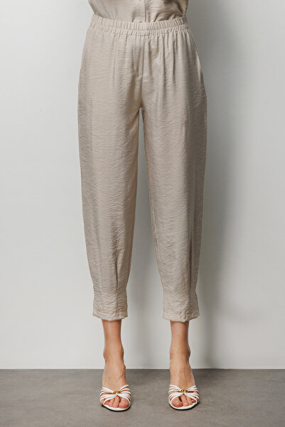 On Fashion Ten-Cuff Stitched Pocket Trousers-72315