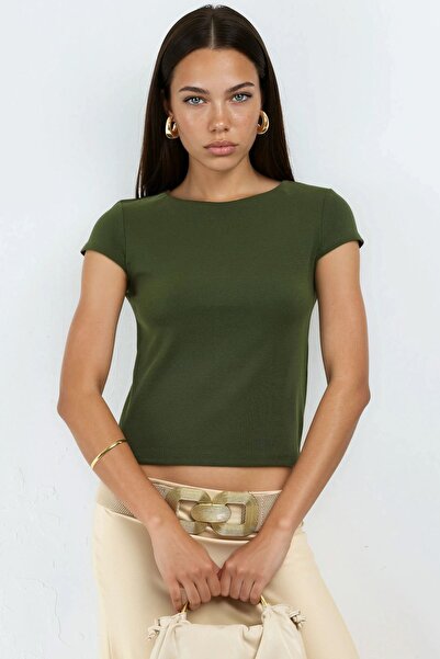 Hiccup BUSEM Κοντομάνικη Βαμβακερή Μπλούζα με Λαιμόκοψη Ποδηλάτου